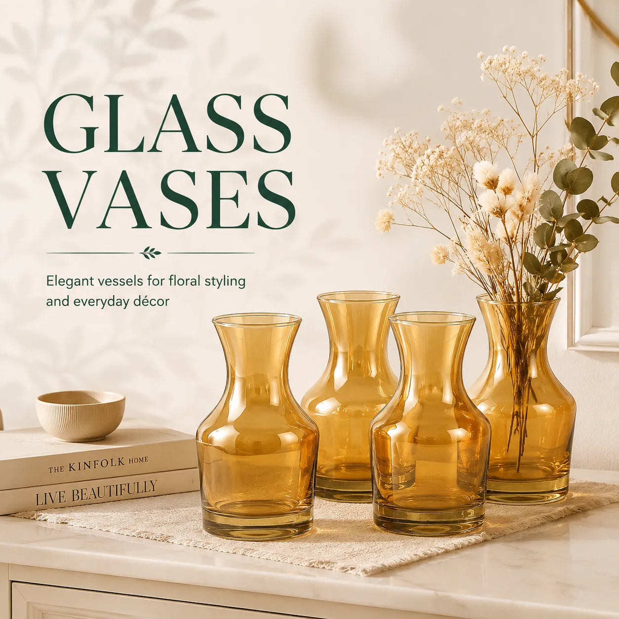 GLASS VASE