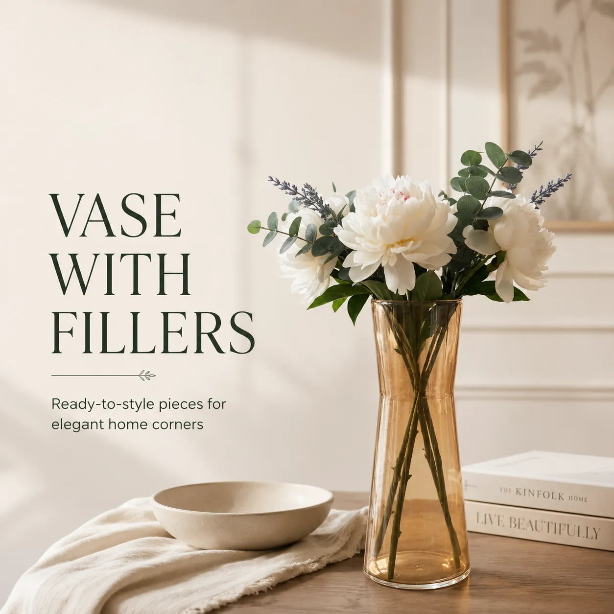 VASE WITH FILLERS