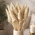 Handcrafted Natural Cane Spiral Decorative Sticks for Vase & DIY Décor